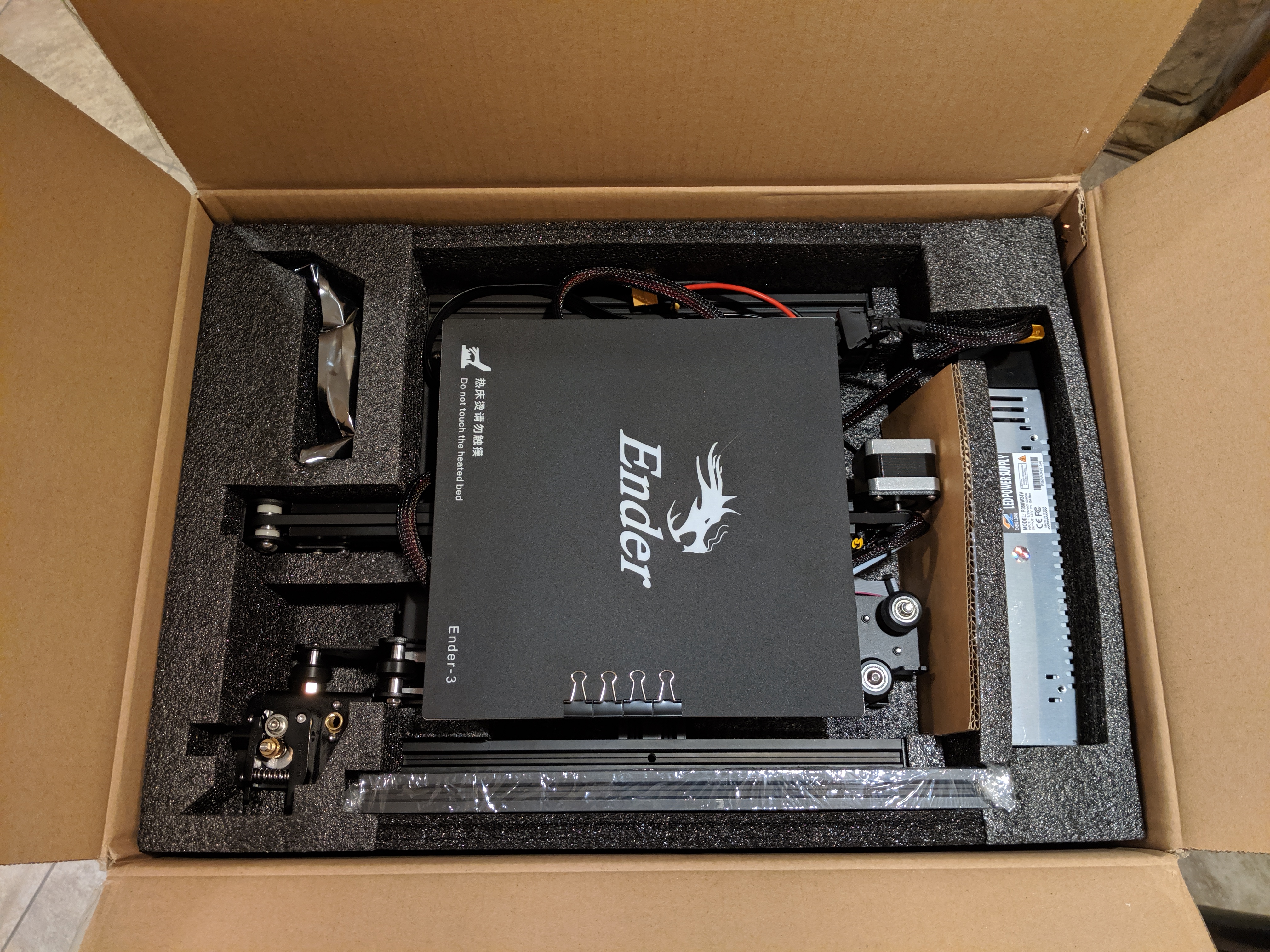 Opening the box