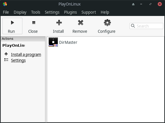 Installed PlayOnLinux Programs Listing